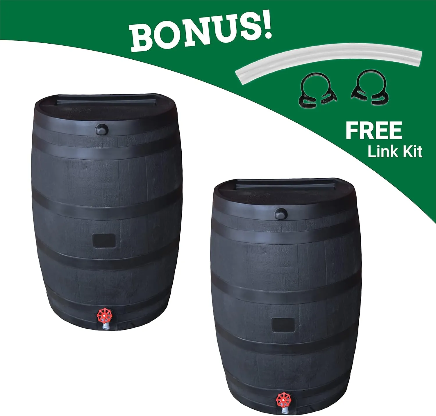 100% Recycled Rain Barrel