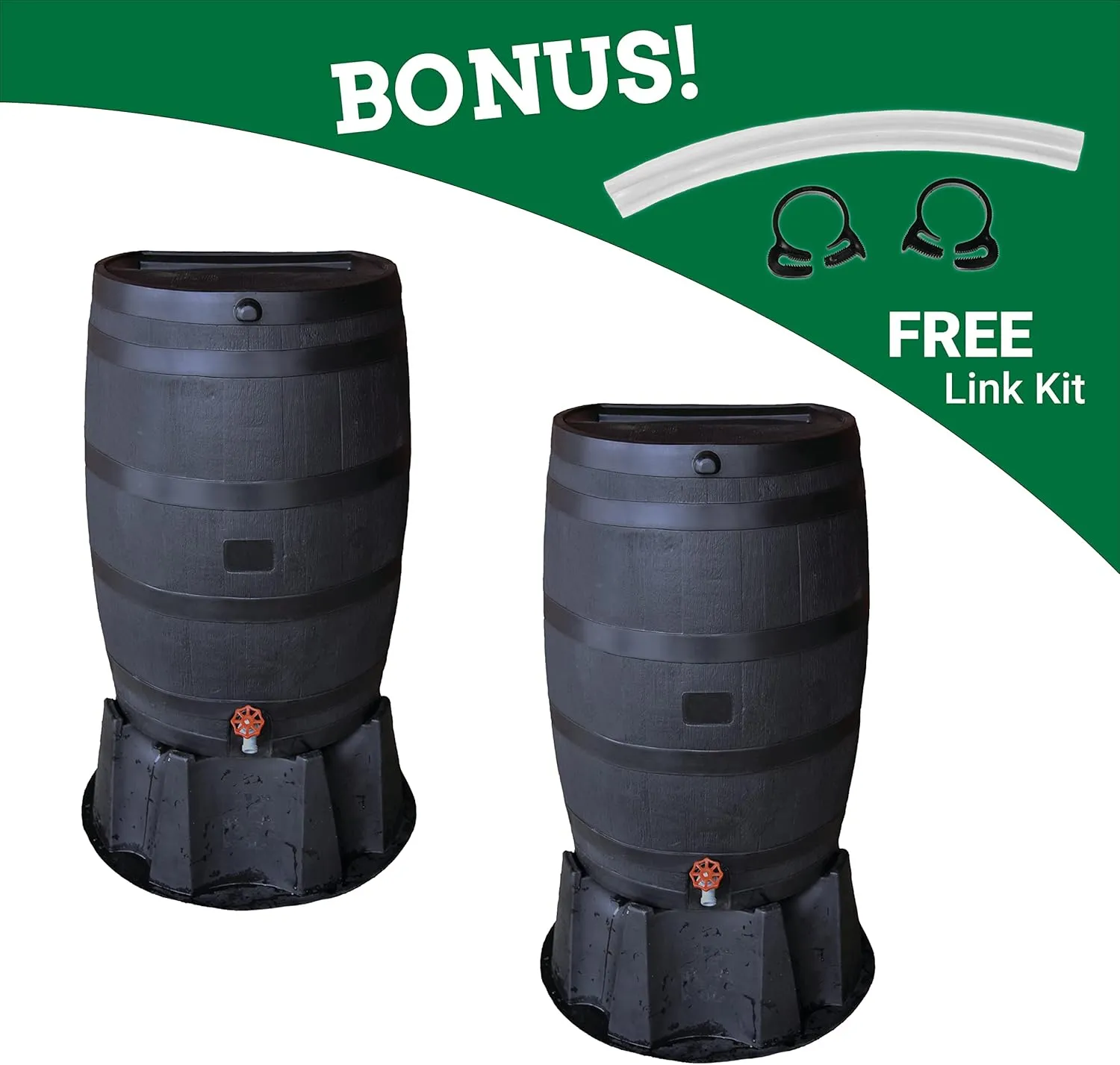 100% Recycled Rain Barrel