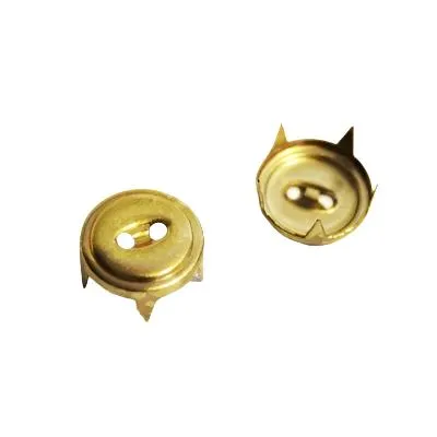 1/2" Gold Decorative Circle Studs (40-pack)