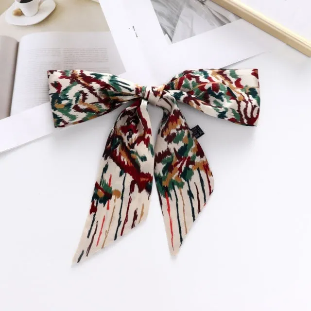 2022 New Designer Long Skinny Bag Handle Ribbon Scarf Women Luxury Elegant