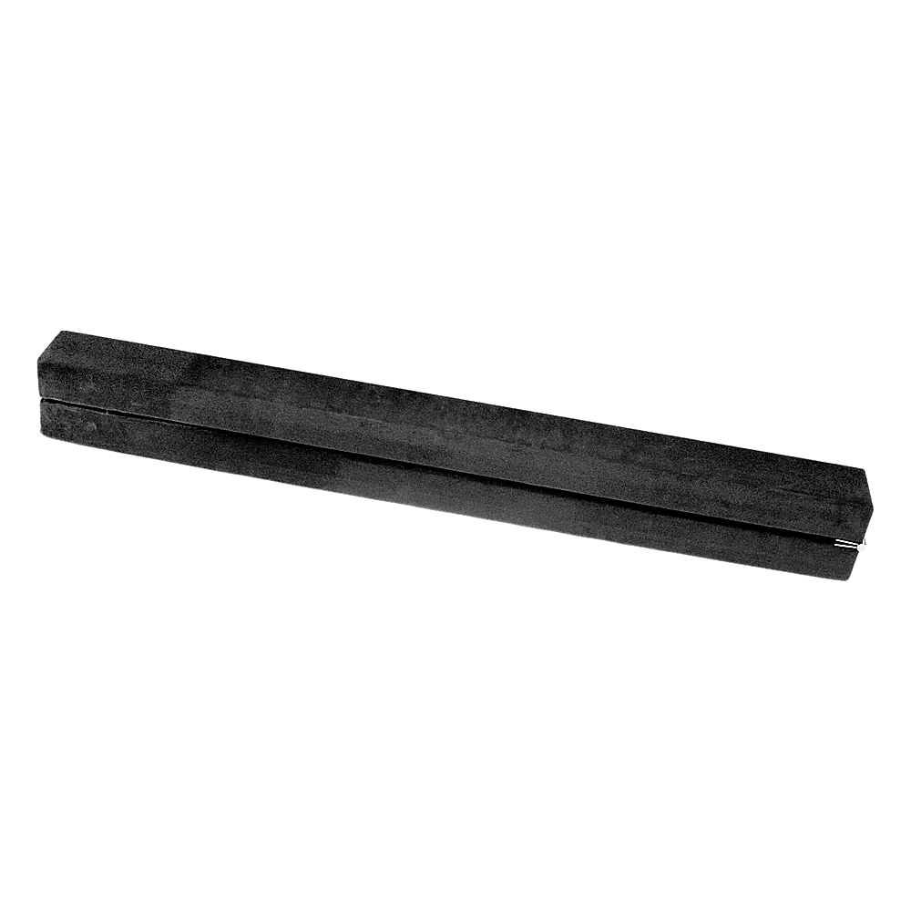 2.2m Gymnastics Folding Balance Beam Black Synthetic Suede