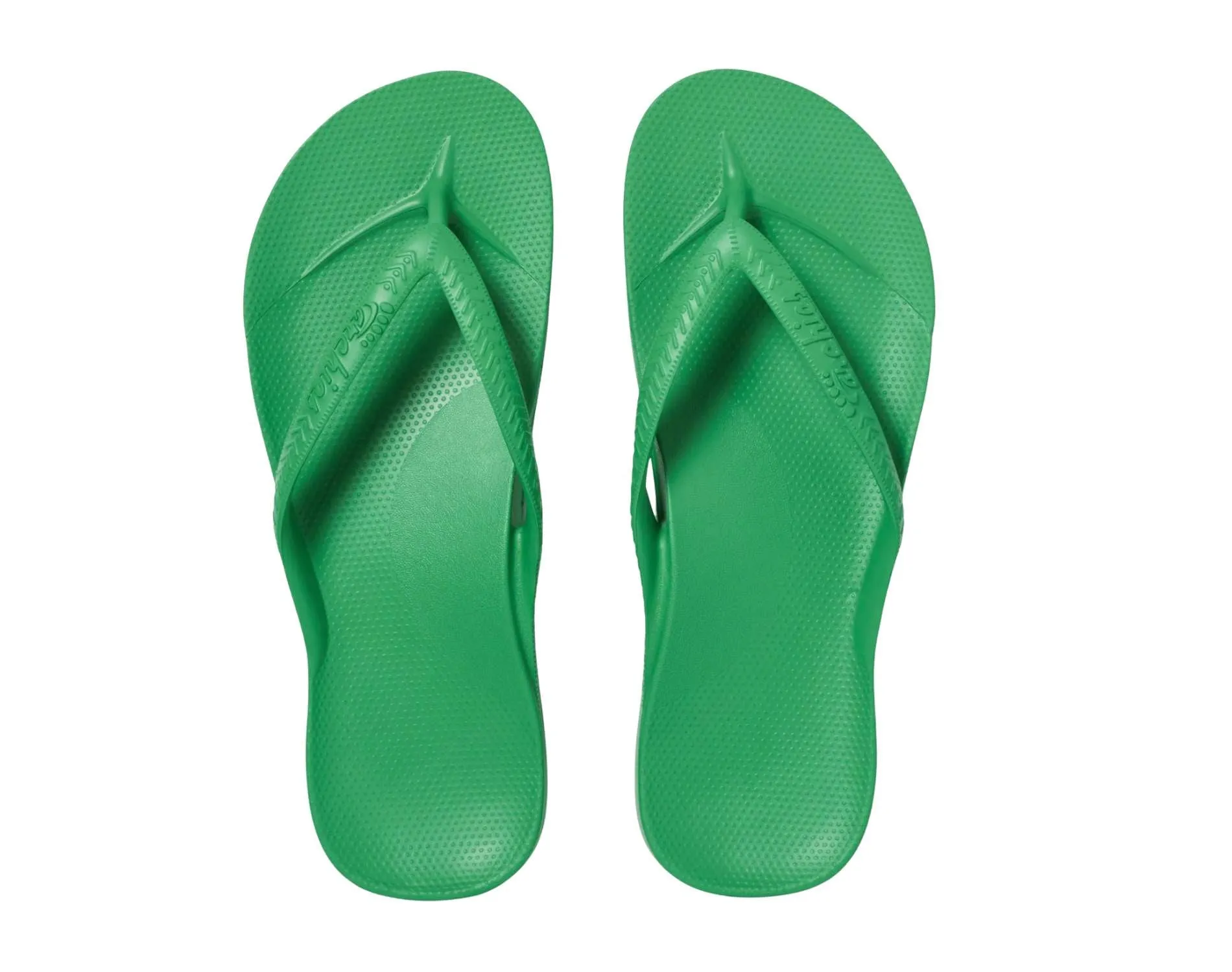 Archies Arch Support Thongs Kelly Green