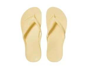 Archies Arch Support Thongs Lemon