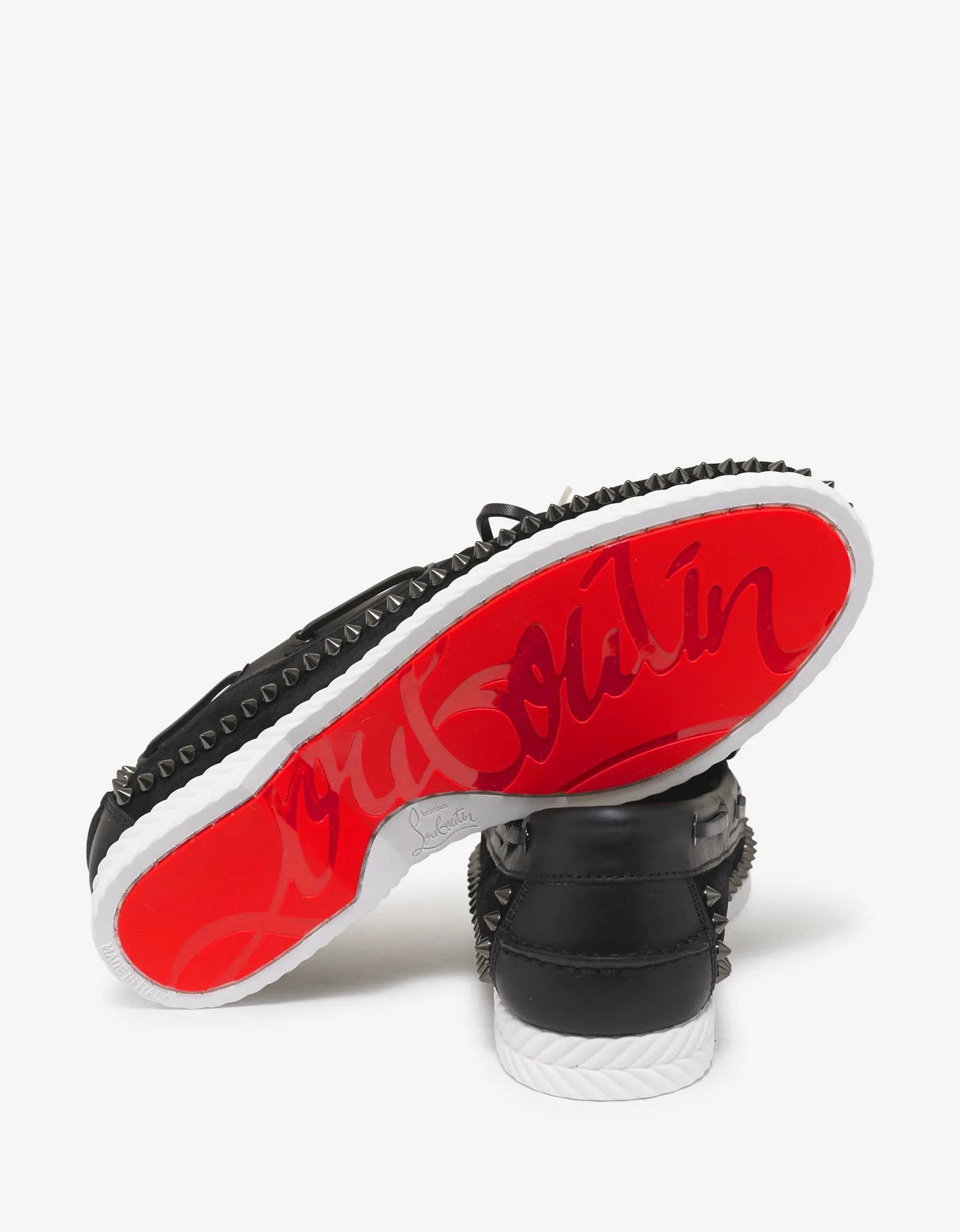 Christian Louboutin Steckel Flat Crosta Wax Boat Shoes -