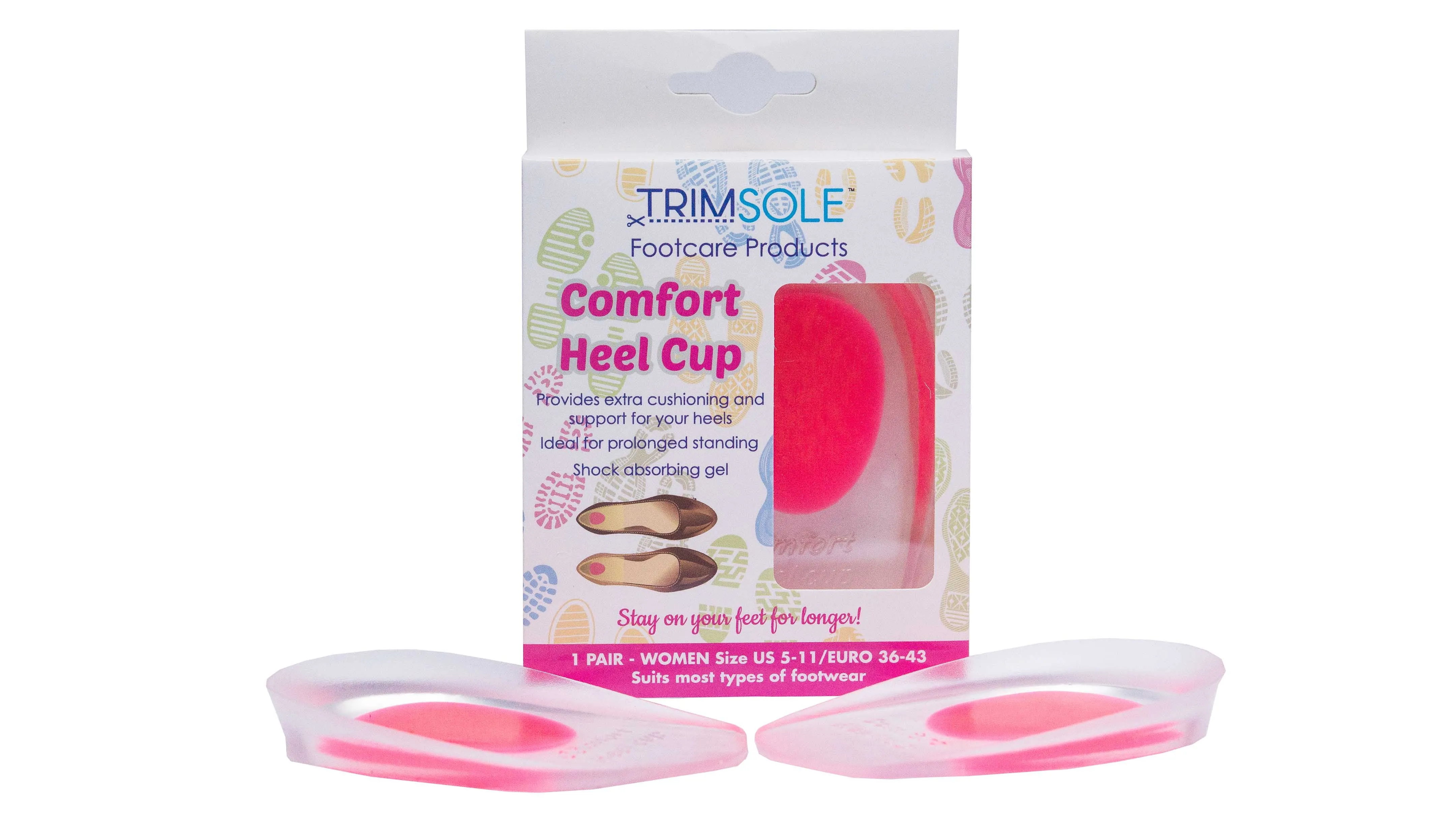 Comfort Heel Cups - Womens