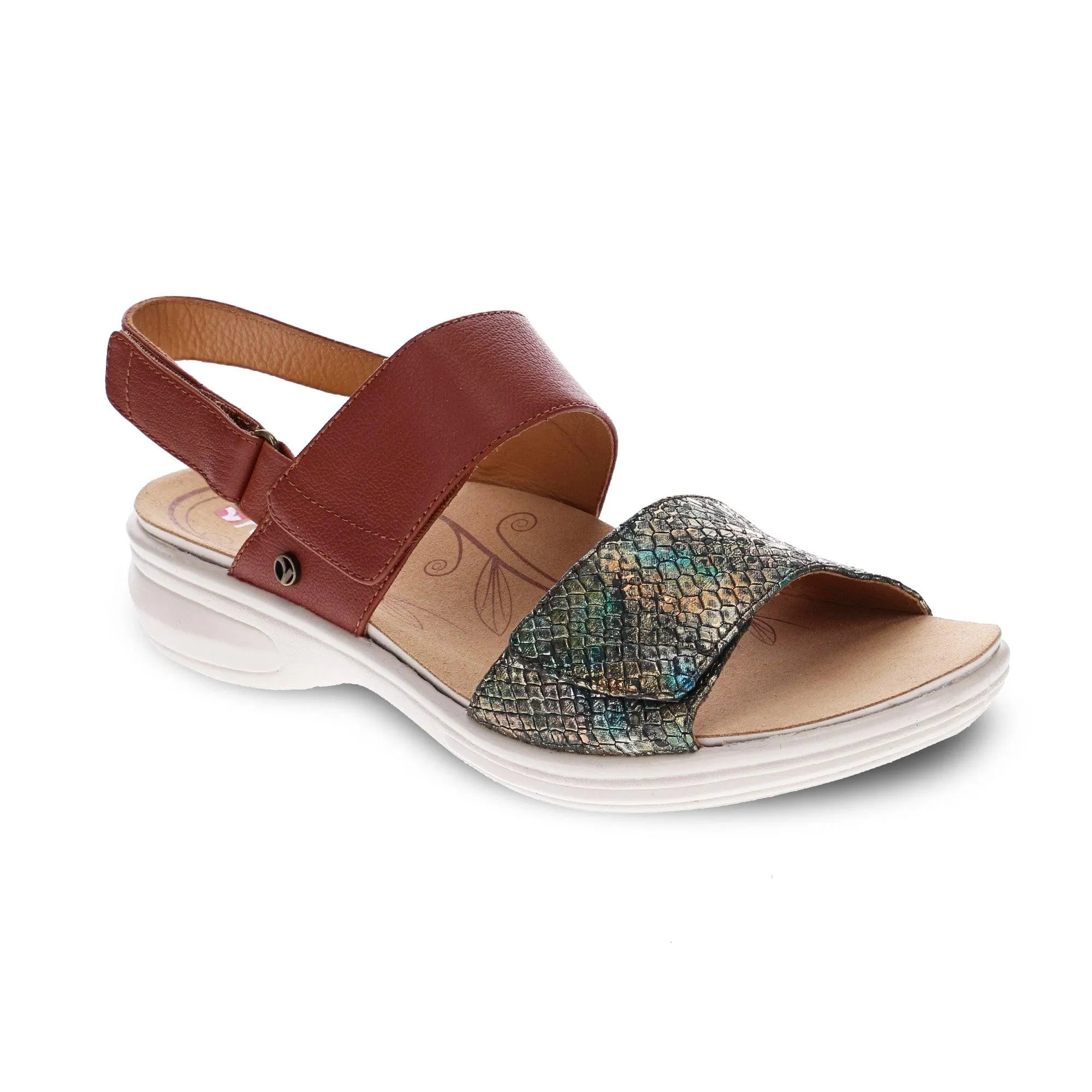 Como Back Strap Leather Sandals