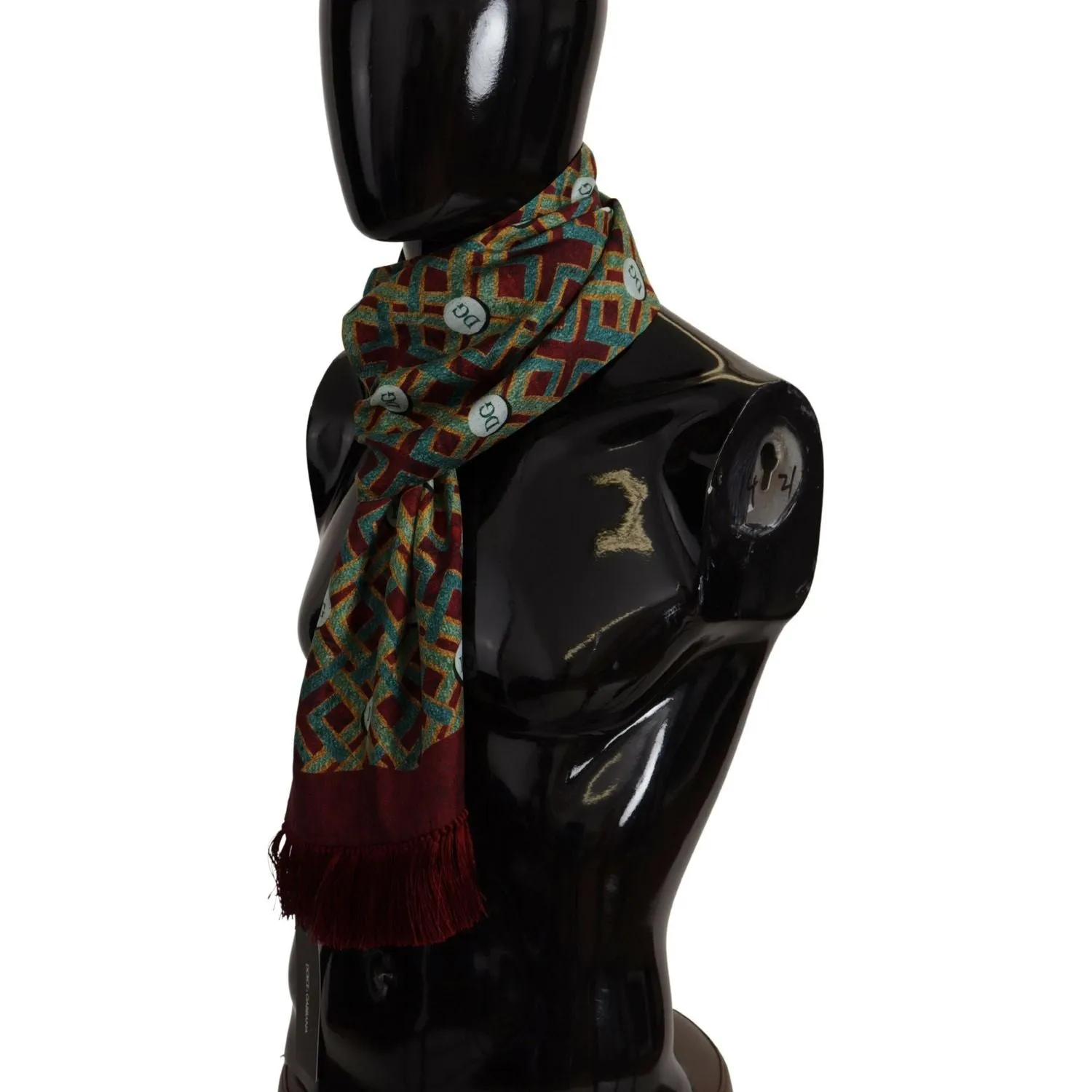 Dolce & Gabbana Elegant Multicolor Silk Men's Scarf Wrap