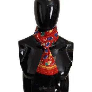 Dolce & Gabbana Elegant Multicolor Silk Men's Scarf