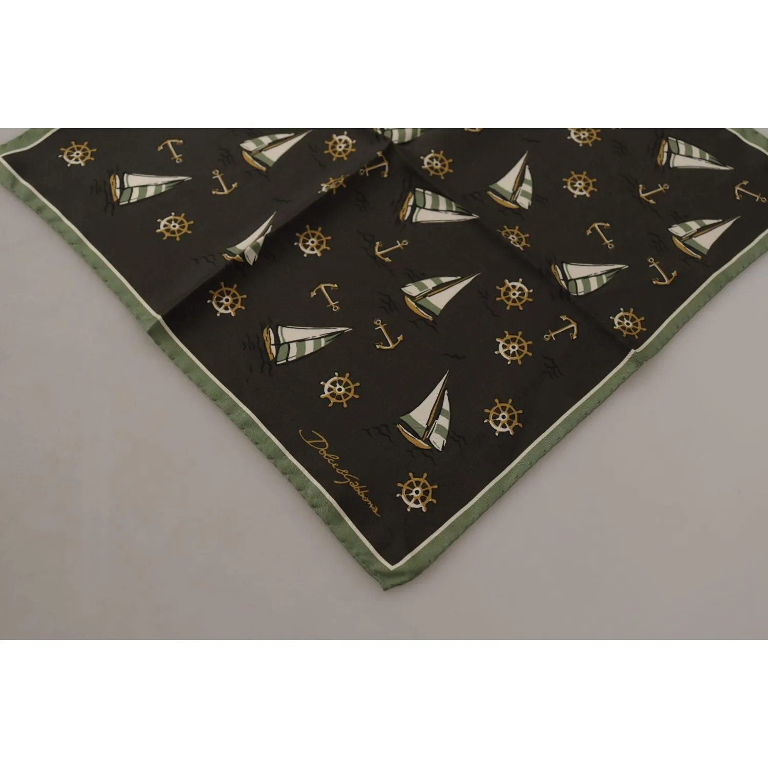 Dolce & Gabbana Elegant Multicolor Silk Men's Square Scarf