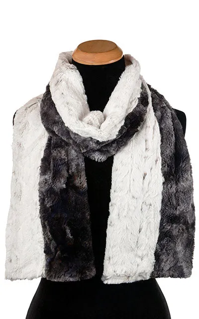 Dual Tone Scarf - Two-Tone, Assorted Faux Fur Combos