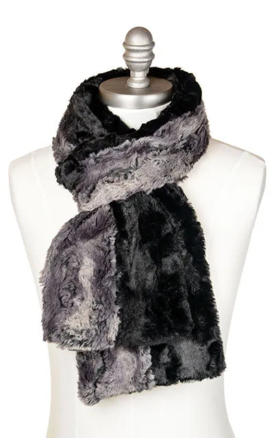 Dual Tone Scarf - Two-Tone, Assorted Faux Fur Combos