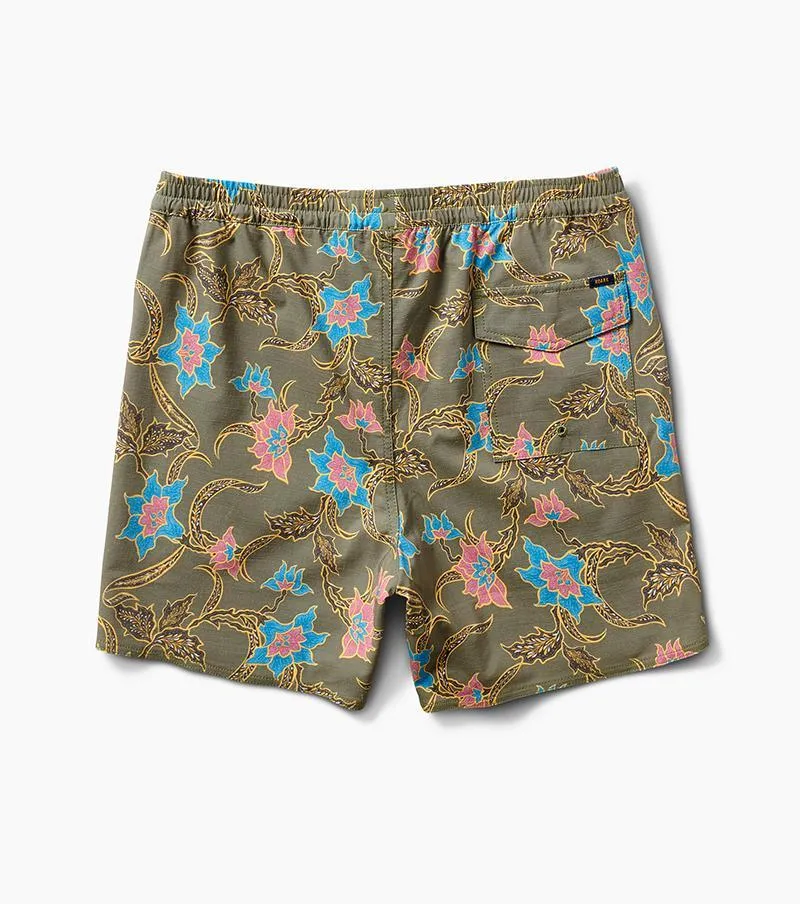 Elastic Batavia Batik 16" Boardshort