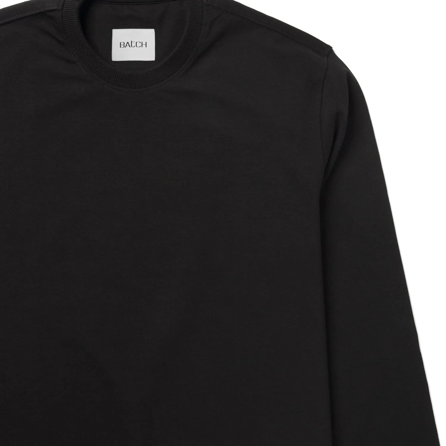 Essential Sweatshirt –  Black French Terry