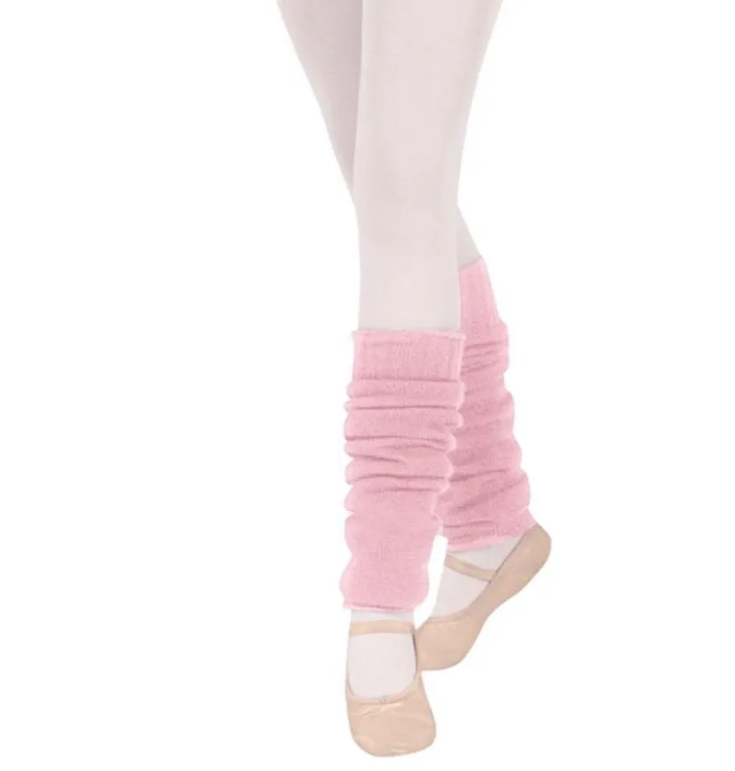 Eurotard Girls Soft Knit 27" Long Stirrup Knee High Legwarmers