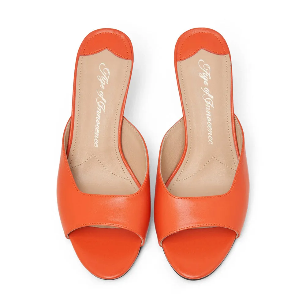 Felicity Leather Orange