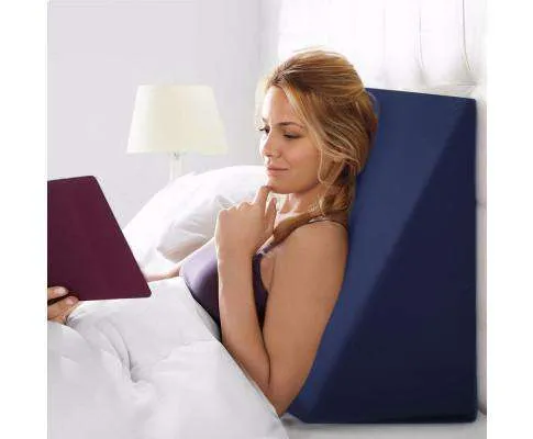 Foam Wedge Back Support Pillow - Blue