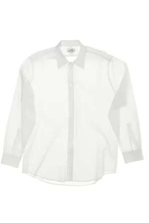 Hermes - Light Blue Dress Shirt with White Stripes - IT 43