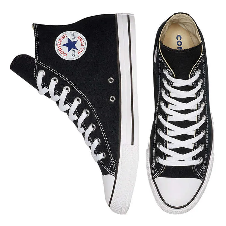 Mens Converse Chuck Taylor All Star Black Hi Top Lace Up Casual Shoe