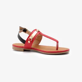 Metallic Trim Ladies Sandals