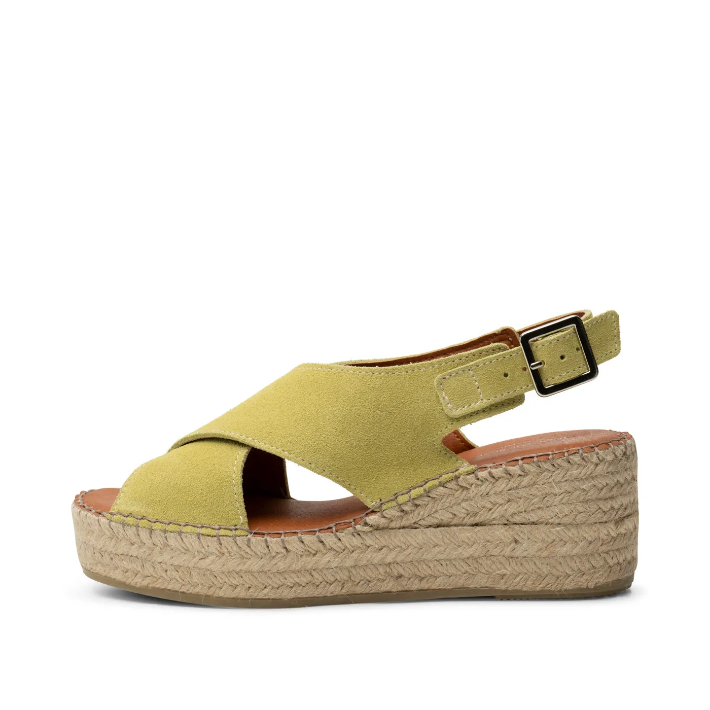 Orchid wedge suede - BUTTER