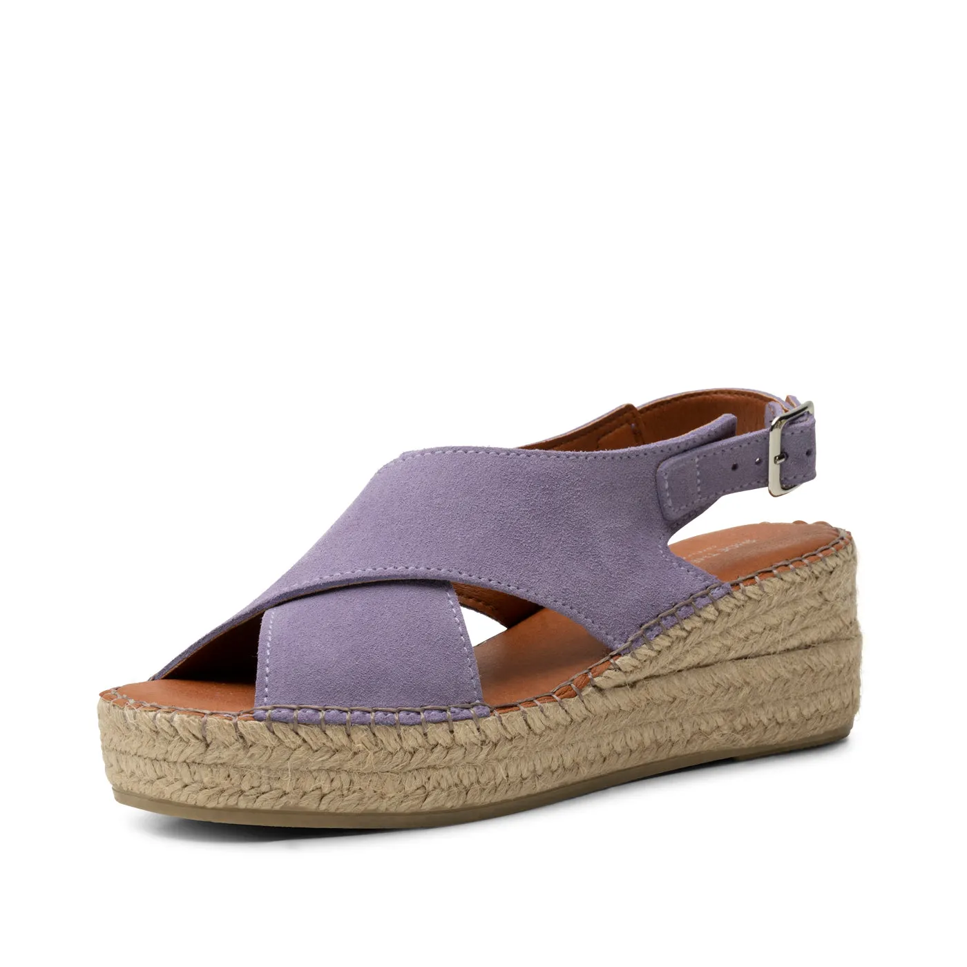 Orchid wedge suede - MAUVE