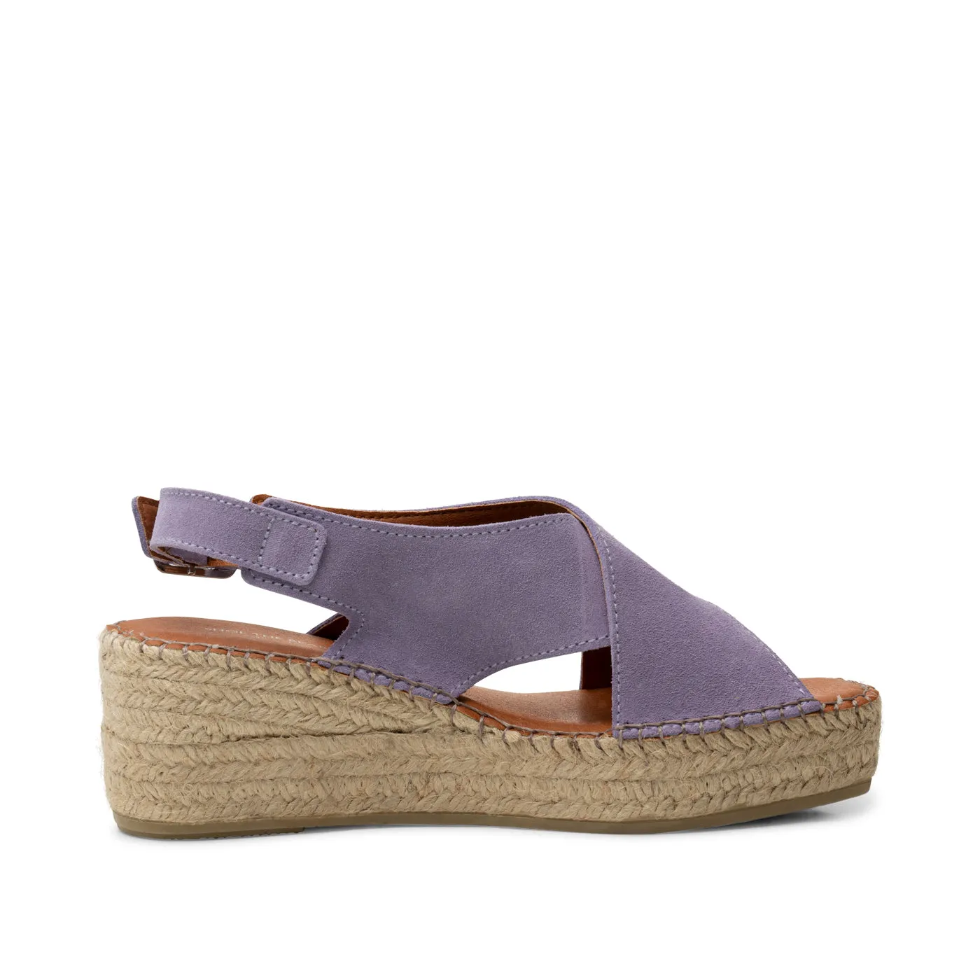 Orchid wedge suede - MAUVE