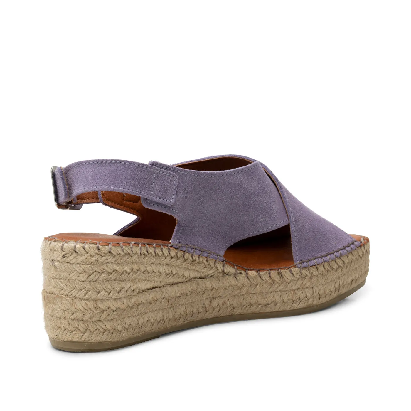 Orchid wedge suede - MAUVE