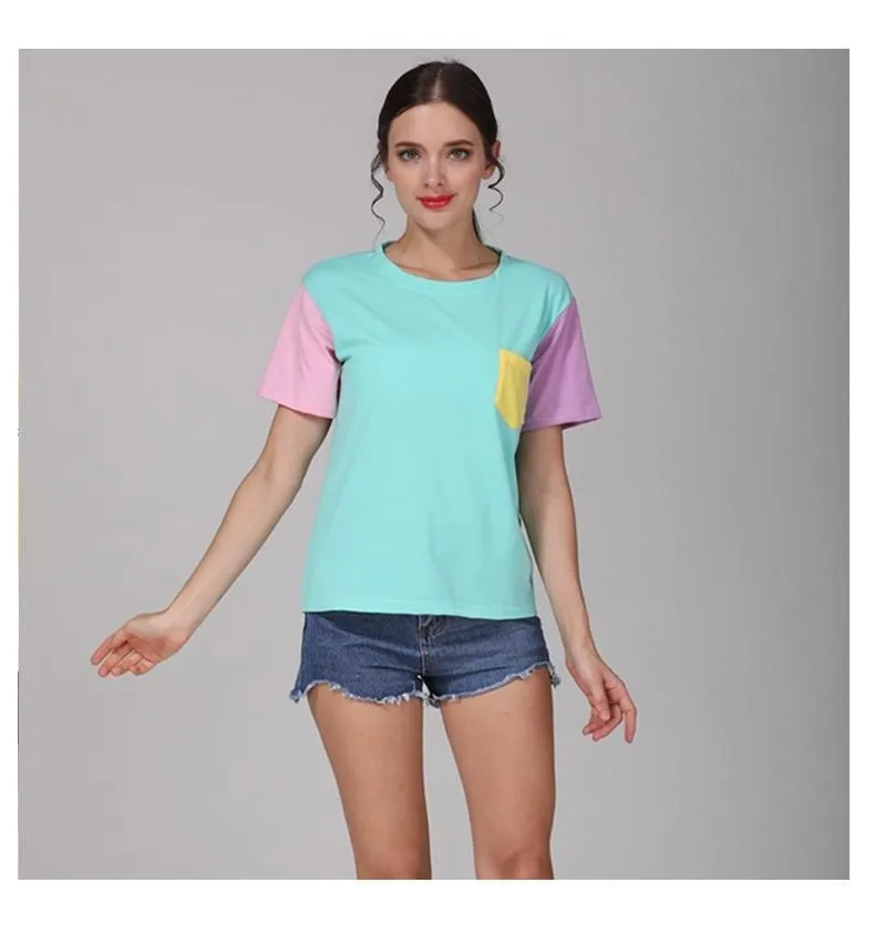 Pastel Patchwork Tee