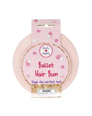 Pink Poppy Ballet Hair Bun