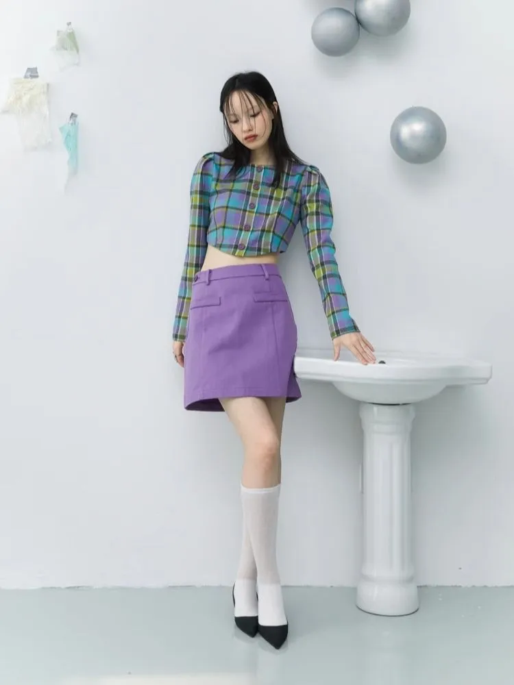 Retro package hip half skirt【s0000006241】