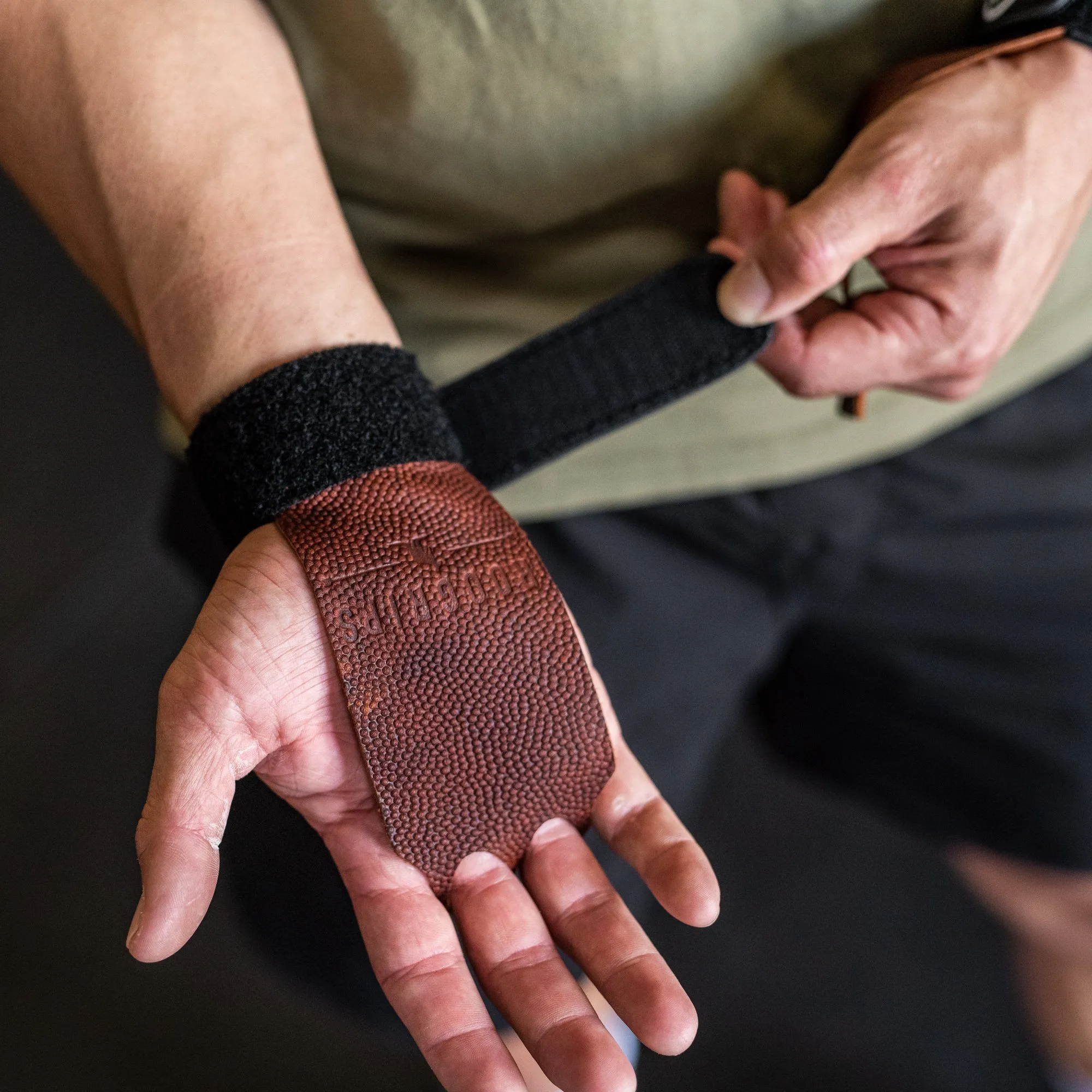 RooGrips - Kangaroo Leather Gymnastics Grips - Pebble