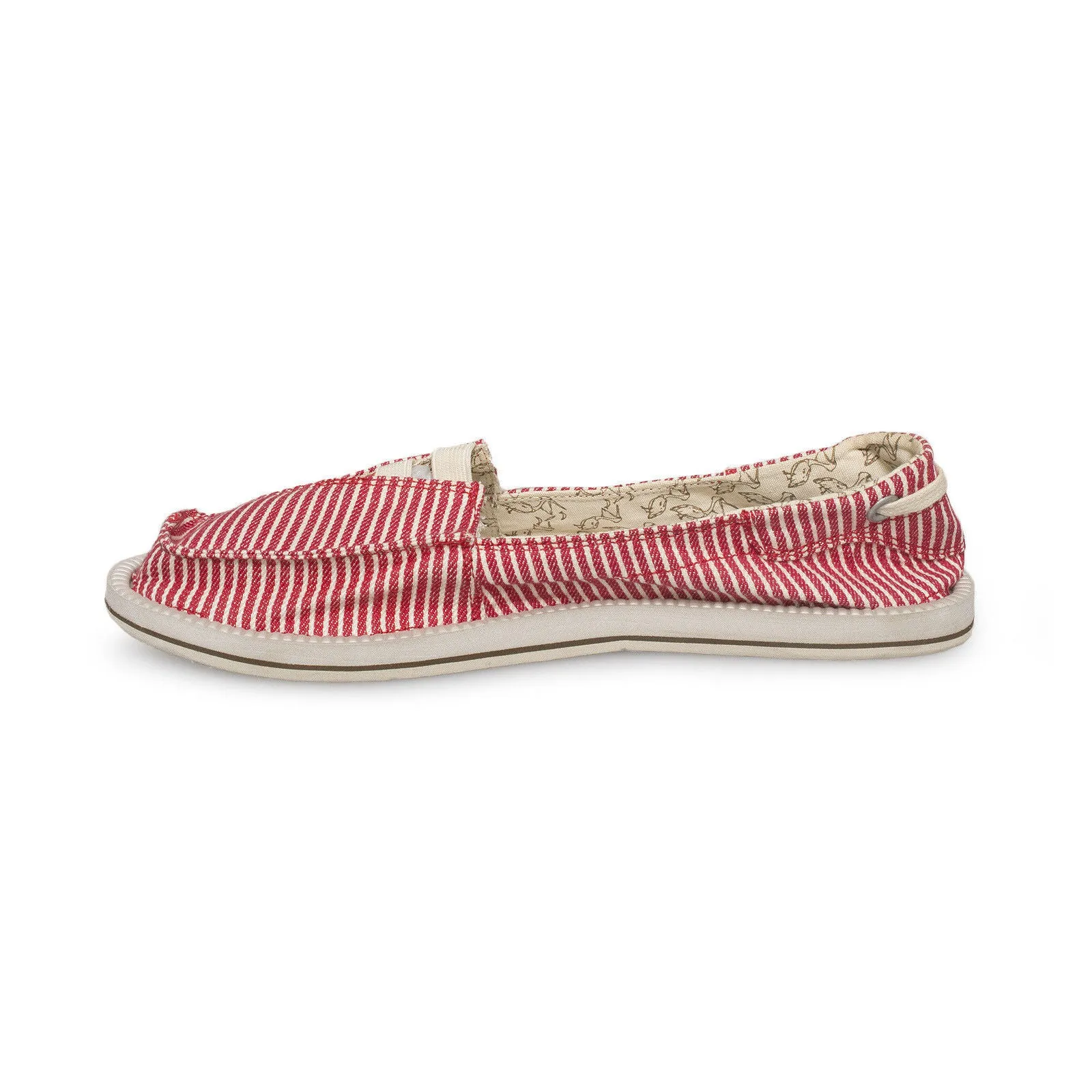 Sanuk Castaway Red Stripe Shoes