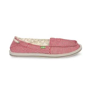 Sanuk Castaway Red Stripe Shoes