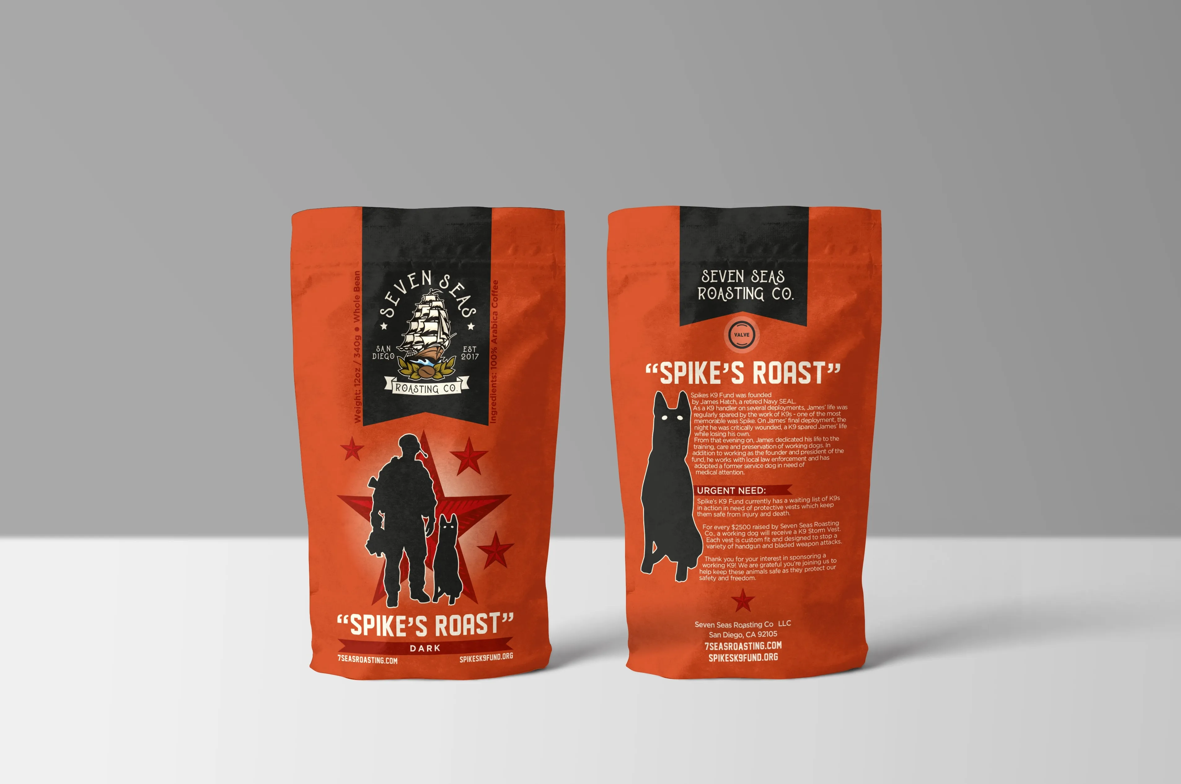 Seven Seas Roasting Co. Special Spike's Roast Coffee