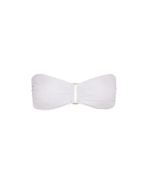 Square Bandeau Top - White