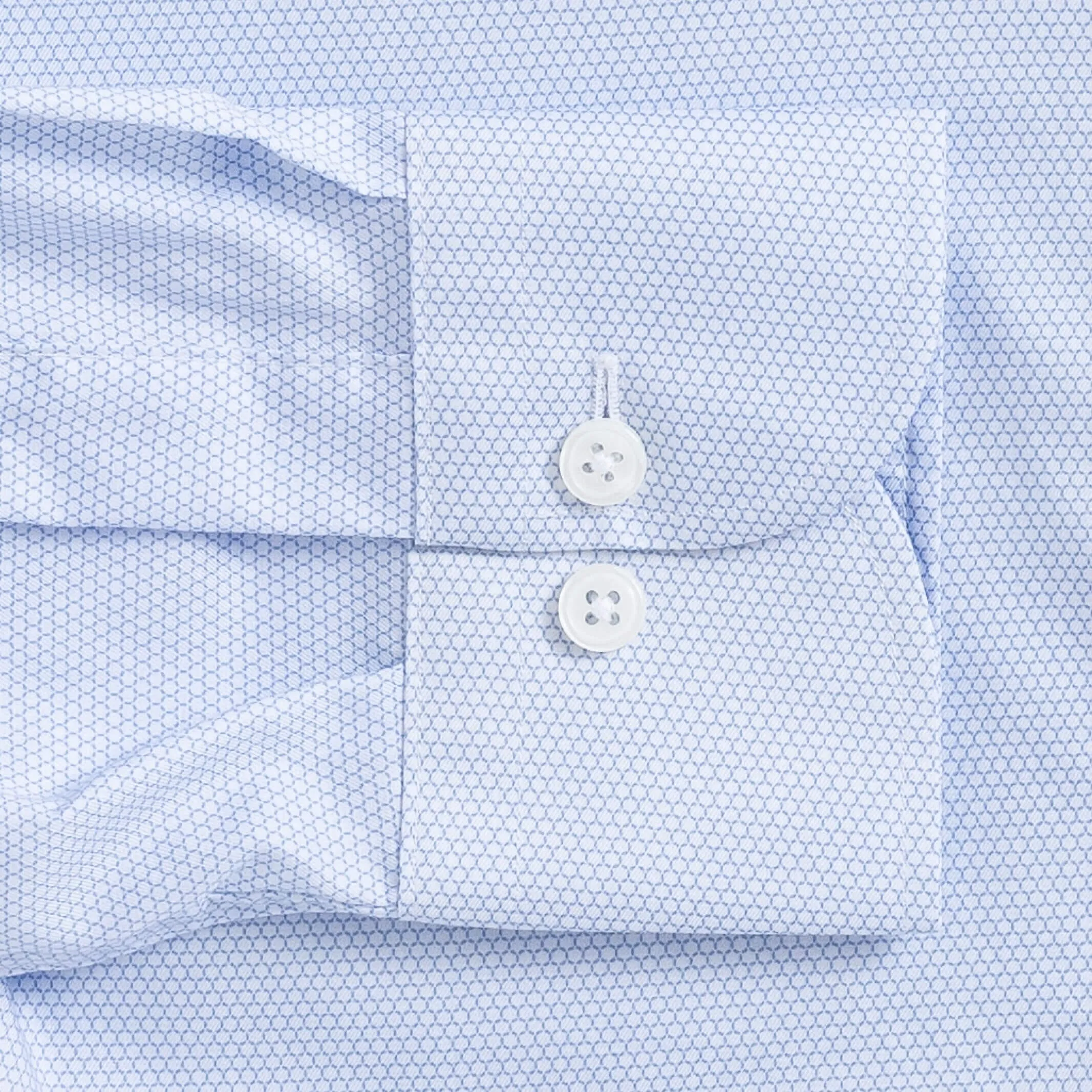 The Light Blue Eston Print Custom Shirt