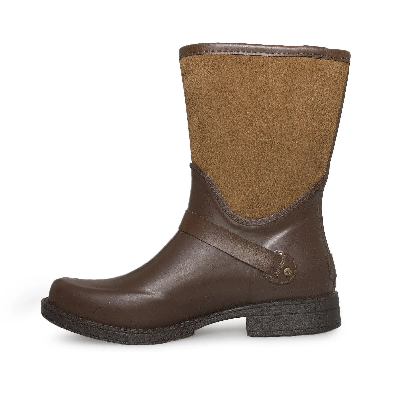 UGG Sivada Chocolate Rain Boots