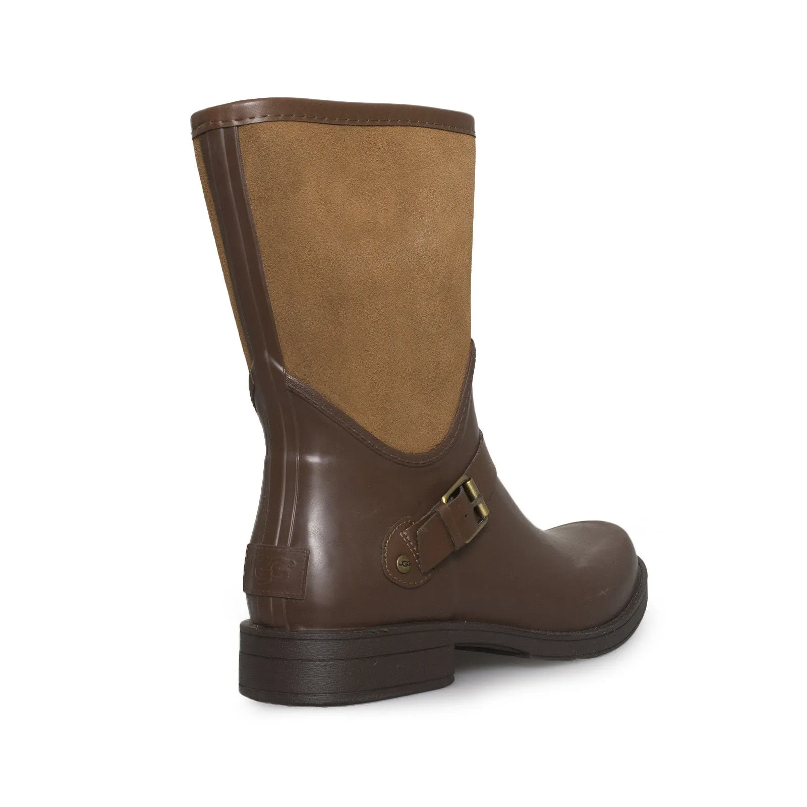 UGG Sivada Chocolate Rain Boots