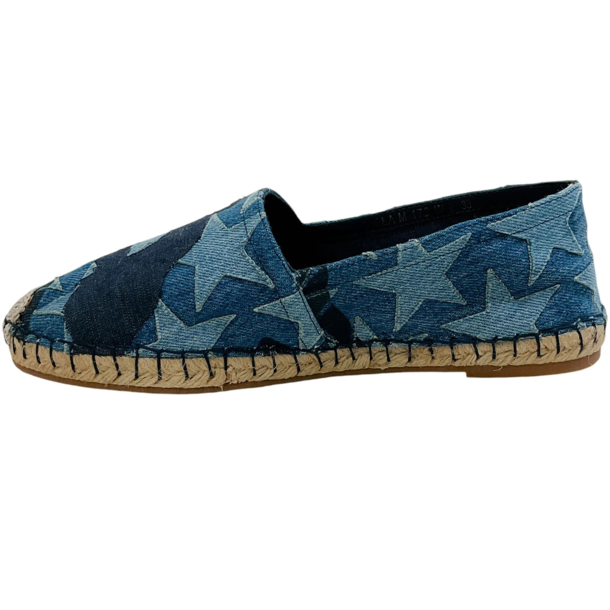 Valentino Blue Denim Camo Stars Espadrilles