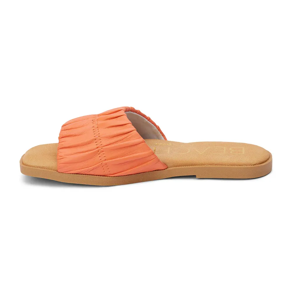 Viva Slide Sandal in Coral