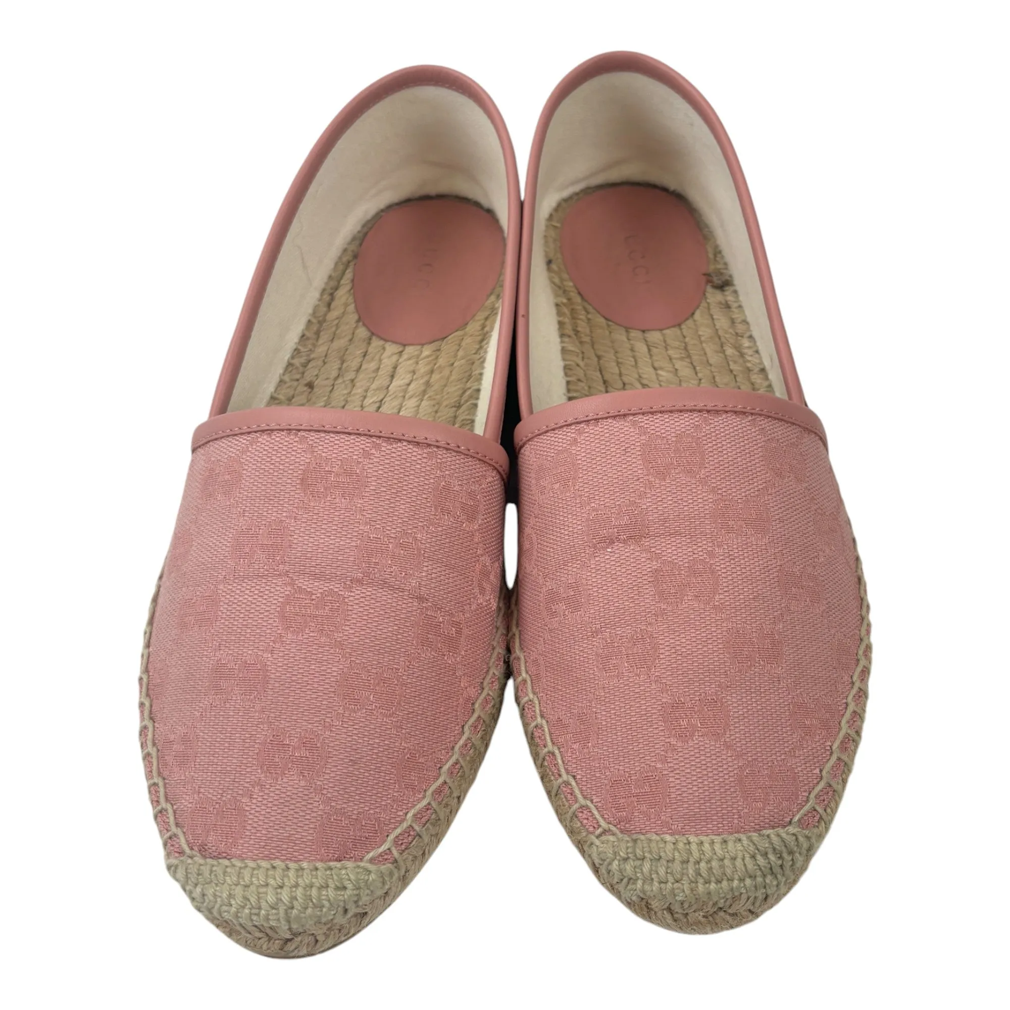 Women's Gg Supreme Espadrilles Pink Size EU 37.5 / UK 4.5