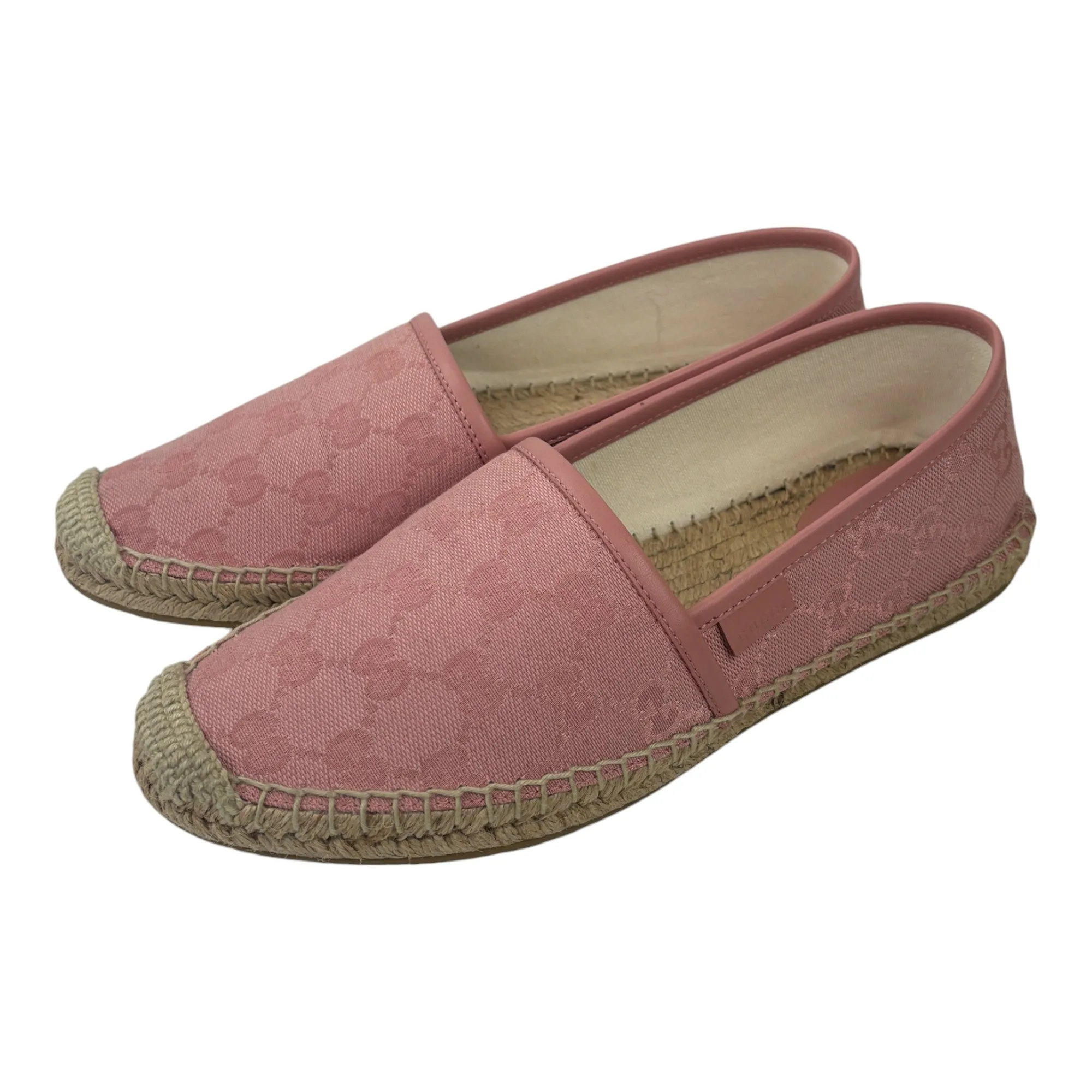 Women's Gg Supreme Espadrilles Pink Size EU 37.5 / UK 4.5