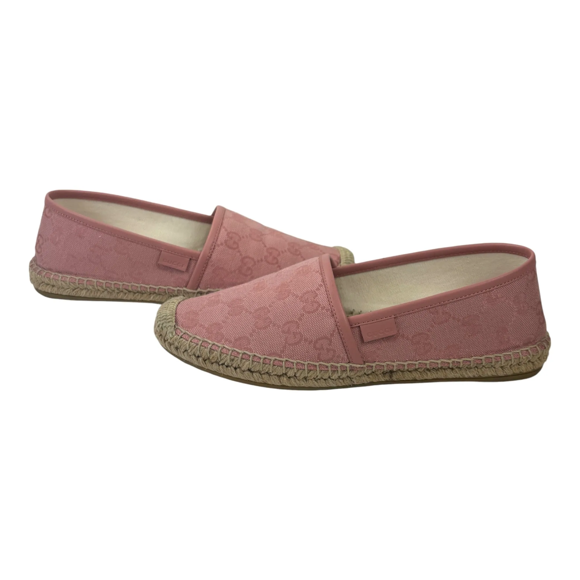 Women's Gg Supreme Espadrilles Pink Size EU 37.5 / UK 4.5