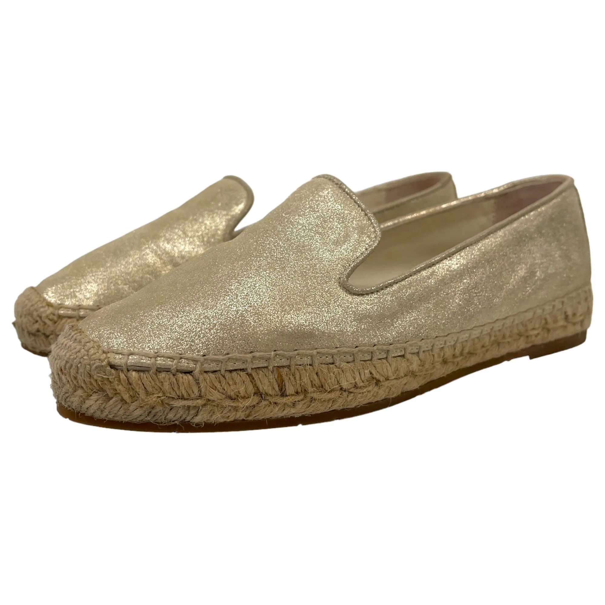 Women's Josette Lurex Espadrilles Gold Size EU 36 / UK 3