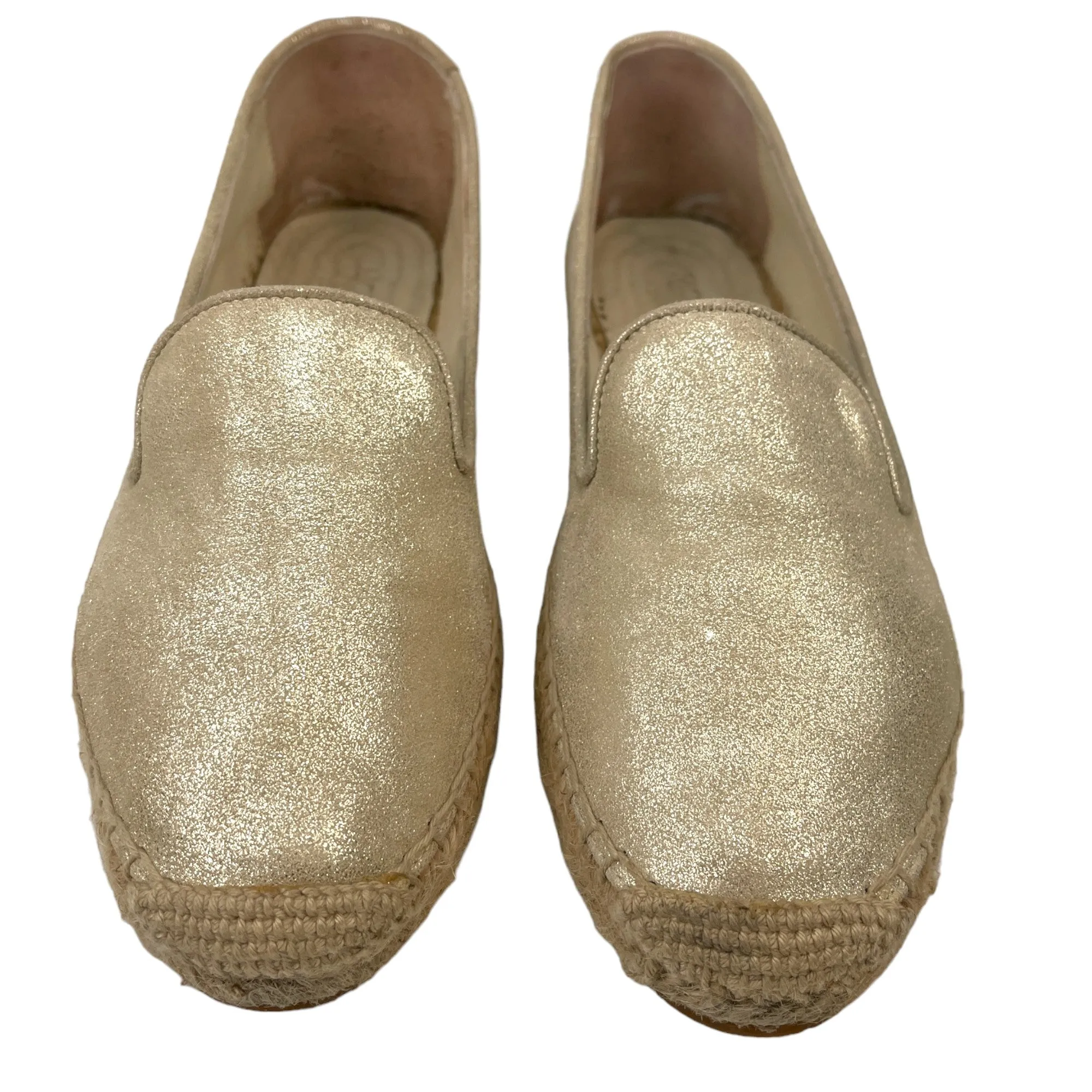 Women's Josette Lurex Espadrilles Gold Size EU 36 / UK 3